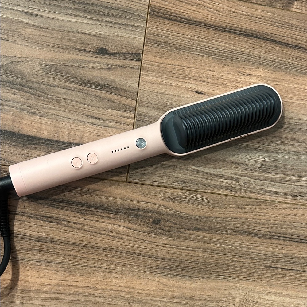 Pink TYMO Ring Hair Straightening Comb - 1 1/2"